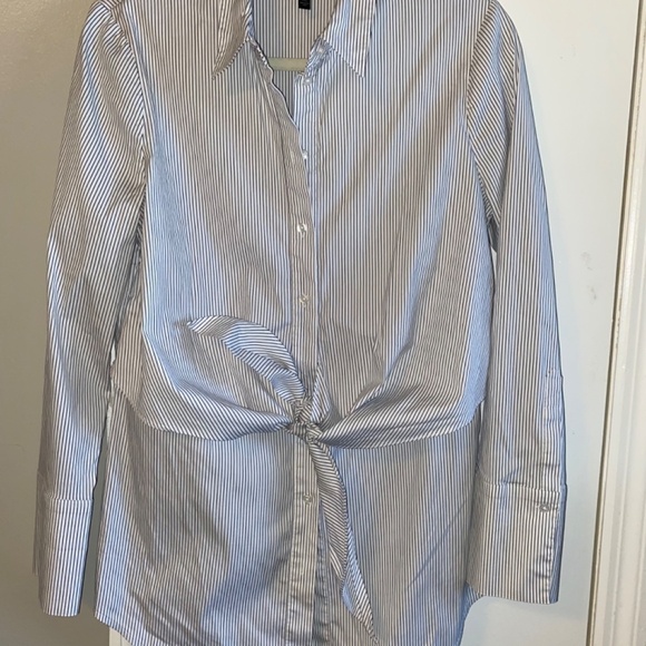 White House Black Market size 10 stylish fall top - Picture 3 of 4